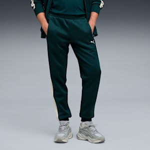 T7 ALWAYS ON Men's Track Pants, Green Terrain-Alpine Snow, extralarge-IND