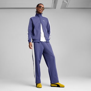 T7 ALWAYS ON Men's Relaxed Track Pants, Blue Crystal, extralarge