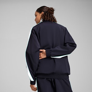T7 Men's Oversized Track Jacket, New Navy, extralarge