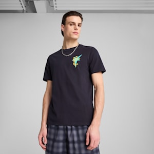 ROAD TO UNITY Men's Graphic Tee, New Navy, extralarge