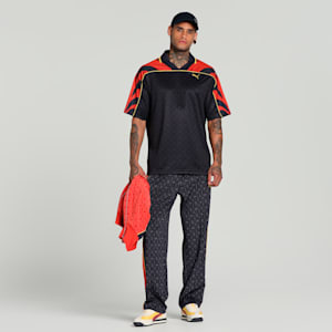 ROAD TO UNITY Men's Relaxed Soccer Jersey, New Navy, extralarge