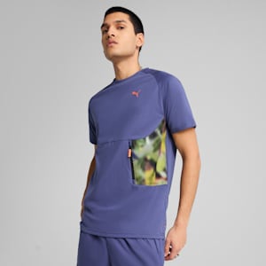 Playera estampada para hombre HOOPS x PUMATECH, Blue Crystal, extralarge