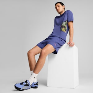 HOOPS x PUMATECH Men's Graphic Tee, Blue Crystal, extralarge