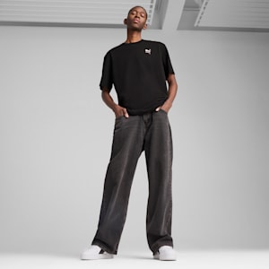 EQUAL LOVE CONFEDERATION Relaxed Fit Graphic Tee, PUMA Black, extralarge-IND