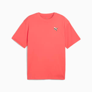 ユニセックス イコール ラブ コンフェデレーション リラックス 半袖 Tシャツ, Peach Frost, extralarge-JPN