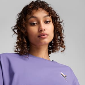 EQUAL LOVE CONFEDERATION Relaxed Fit Graphic Tee, Lavender Alert, extralarge-IND