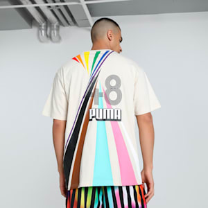 EQUAL LOVE CONFEDERATION Relaxed Fit Graphic Tee, Alpine Snow, extralarge-IND