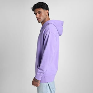 EQUAL LOVE CONFEDERATION Relaxed Fit Graphic Hoodie, Lavender Alert, extralarge-IND