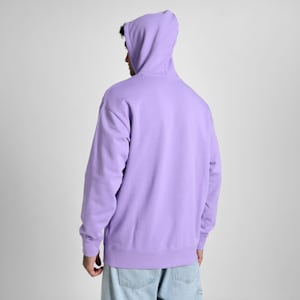 EQUAL LOVE CONFEDERATION Relaxed Fit Graphic Hoodie, Lavender Alert, extralarge-IND