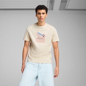 GRAPHICS Terrace Play Men's Tee, Alpine Snow, extralarge