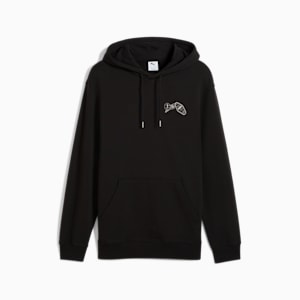 Sudadera con capucha para hombre PUMA Hotel GRAPHICS, PUMA Black, extralarge