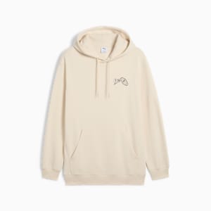Sudadera con capucha para hombre PUMA Hotel GRAPHICS, Alpine Snow, extralarge