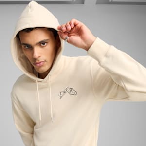Sudadera con capucha para hombre PUMA Hotel GRAPHICS, Alpine Snow, extralarge