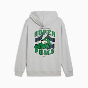 Sudadera con capucha para hombre Super PUMA GRAPHICS, Light Gray Heather, extralarge