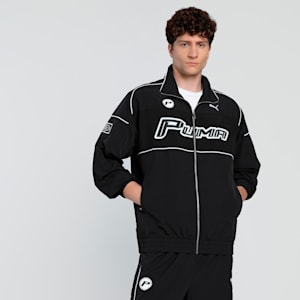 SDS Men's Relaxed Fit Track Jacket, PUMA Black, extralarge-IND