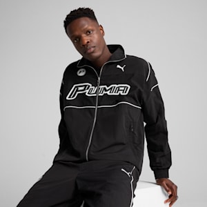 Chamarra de pista para hombre Relaxed SDS, PUMA Black, extralarge