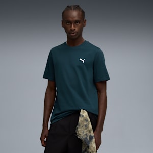 WARDROBE ESSENTIALS Men's Tee, Green Terrain, extralarge