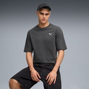 PUMA Wardrobe Essentials Men's Boxy Tee, Dusky Gray, extralarge