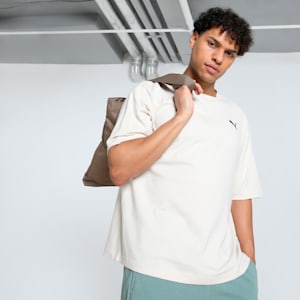 WARDROBE Essentials Men's Boxy Tee, Alpine Snow, extralarge-IND