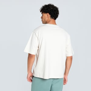 WARDROBE Essentials Men's Boxy Tee, Alpine Snow, extralarge-IND