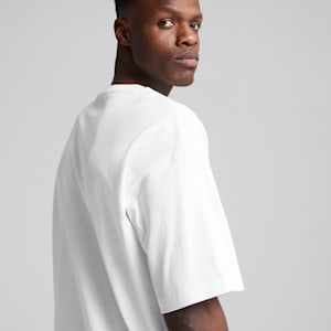 WARDROBE ESSENTIALS Men's Oversized Tee, PUMA White, extralarge