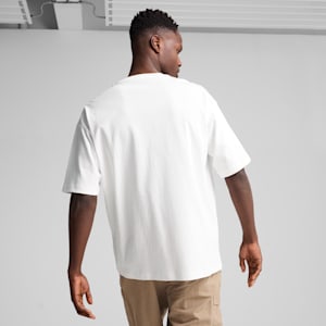 WARDROBE ESSENTIALS Men's Oversized Tee, PUMA White, extralarge