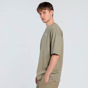 WARDROBE Essentials Men's Oversized Tee, Velvet Moss, extralarge-IND