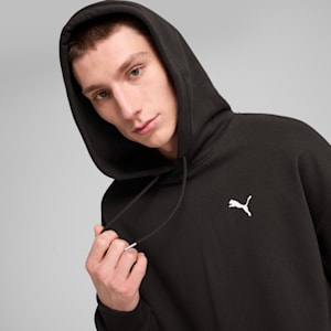 Sudadera holgada con capucha WARDROBE Essentials para hombre, PUMA Black, extralarge