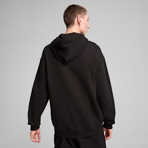 Sudadera holgada con capucha WARDROBE Essentials para hombre, PUMA Black, extralarge