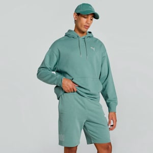 WARDROBE Essentials Men's Relaxed Fit Hoodie, Green Moon, extralarge-IND