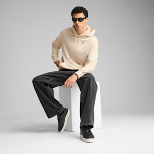 Sudadera holgada con capucha WARDROBE Essentials para hombre, Alpine Snow, extralarge