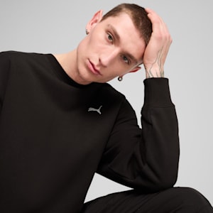 Sudadera WARDROBE Essentials para hombre, PUMA Black, extralarge
