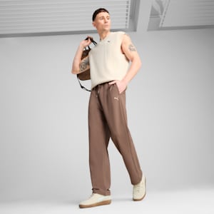 WARDROBE ESSENTIALS Men's Relaxed Sweatpants, Totally Taupe, extralarge
