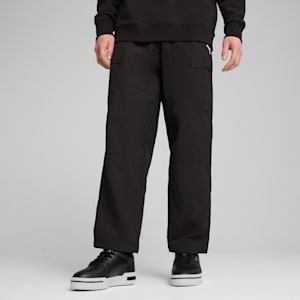 WARDROBE ESSENTIALS Men's Relaxed Cargo Pants, PUMA Black, extralarge