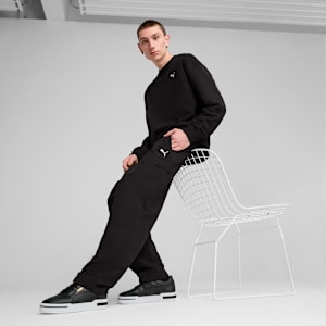 Pants WARDROBE Essentials para hombre, PUMA Black, extralarge