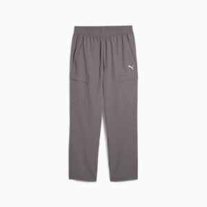 WARDROBE ESSENTIALS Men's Relaxed Cargo Pants, Cast Iron, extralarge