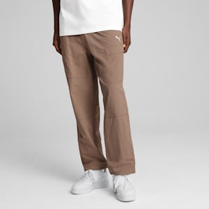 WARDROBE ESSENTIALS Men's Relaxed Cargo Pants, Totally Taupe, extralarge