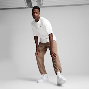 WARDROBE ESSENTIALS Men's Relaxed Cargo Pants, Totally Taupe, extralarge