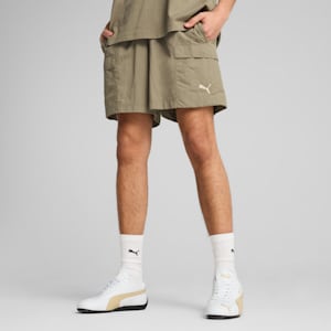 Shorts cargo WARDROBE Essentials para hombre, Velvet Moss, extralarge