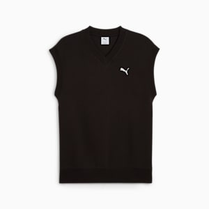 WARDROBE ESSENTIALS Men's Relaxed Vest, PUMA Black, extralarge