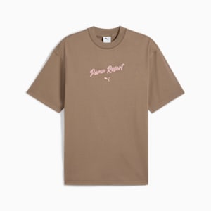 PREMIUM ESSENTIALS Oversized Graphic Tee, Totally Taupe, extralarge