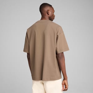 PREMIUM ESSENTIALS Oversized Graphic Tee, Totally Taupe, extralarge