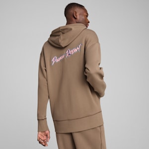 PREMIUM ESSENTIALS Men's Relaxed Hoodie, Totally Taupe, extralarge