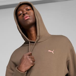 PREMIUM ESSENTIALS Men's Relaxed Hoodie, Totally Taupe, extralarge