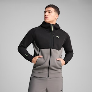PUMATECH Full-Zip Hoodie Men, Cast Iron, extralarge