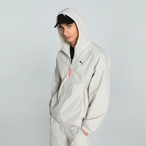 PUMATECH Men's Relaxed Fit Track Jacket, Desert Dust, extralarge-IND
