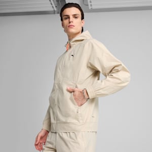 PUMATECH Men's Relaxed Track Jacket, Desert Dust, extralarge