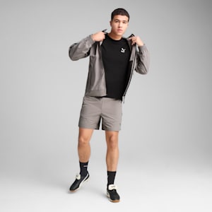 PUMATECH Men's Relaxed Track Jacket, Cast Iron, extralarge