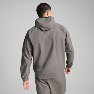 PUMATECH Men's Relaxed Track Jacket, Cast Iron, extralarge