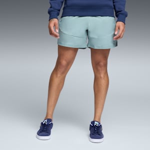 Shorts holgados PUMATECH 15cm para hombre, Green Moon, extralarge